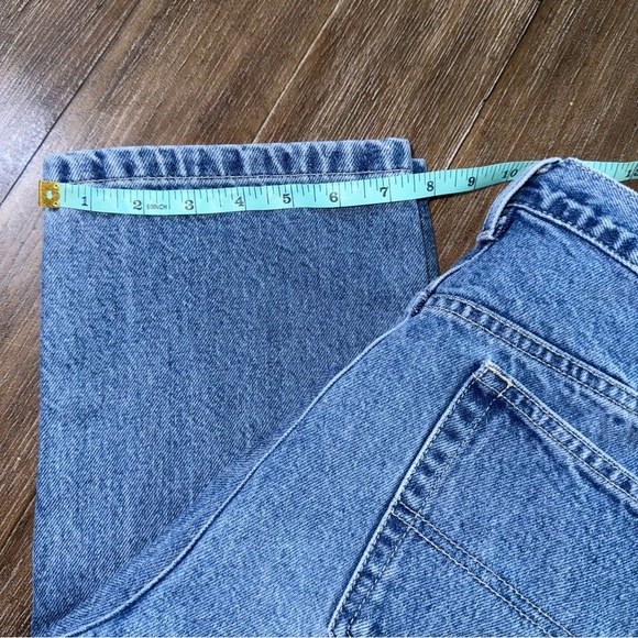 Vintage Tommy Hilfiger Blue Jeans High Rise Mom Jeans 90s Baggy y2k Straight Leg - Picture 2 of 11